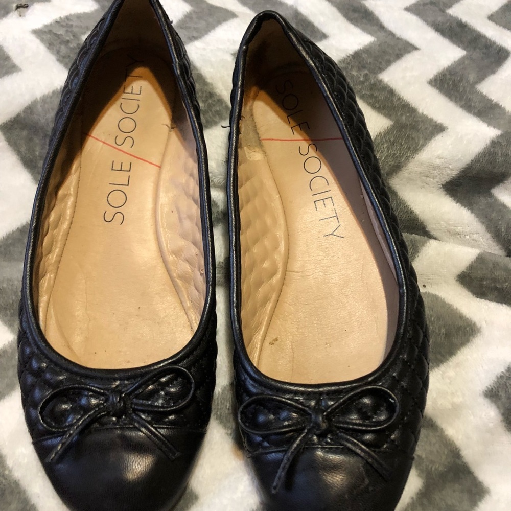 Black flats